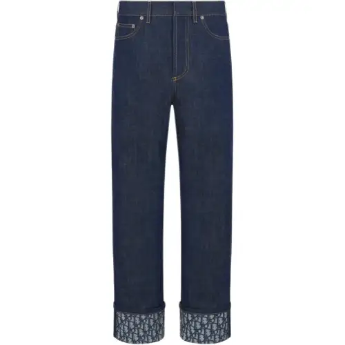 DIOR Qixi Festival Collection FW24 Jeans Women's Blue