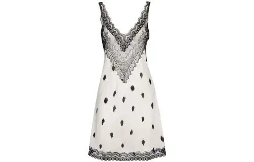 Burberry Slip Dresses Women's White Moderate Short