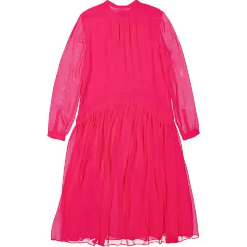 Burberry Long Sleeved Dress Women's Pink