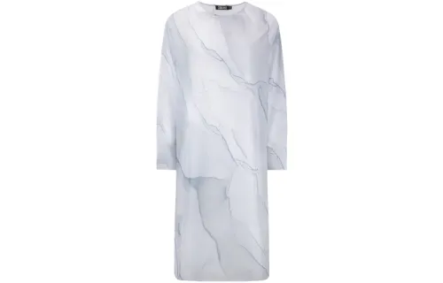 EVISU Long Sleeved Dress Women's White