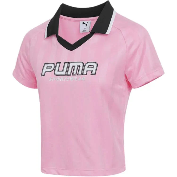 PUMA Polo Shirts Women's Pink Moderate