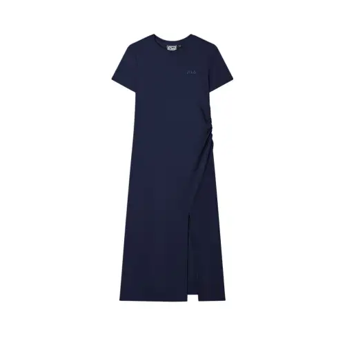 FILA ORIGINALE Short Sleeved Dress Women's Dark Silent Blue