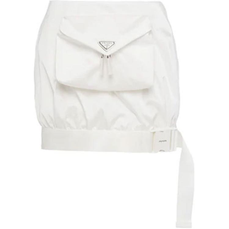 PRADA SS21 Casual Short Skirts Women's White