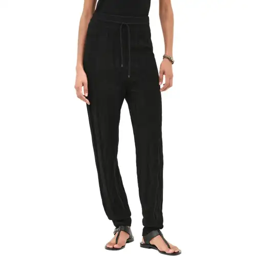HERMES FW24 Knitted Sweatpants Women's Black