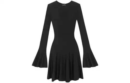 SAINT LAURENT Open-back Flared Minidress