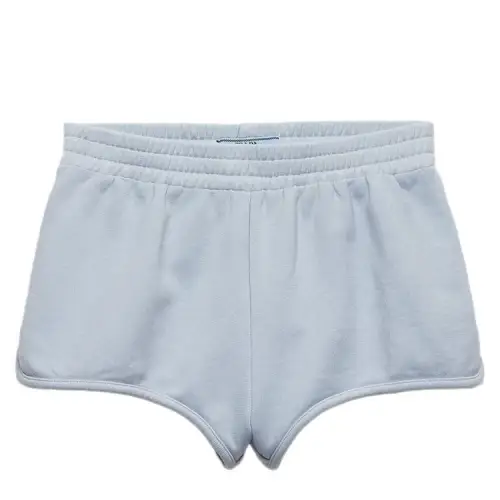 Prada logo-patch fleece shorts