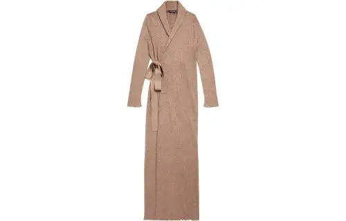 Balenciaga Long Sleeved Dress Regular Fit Women's Brown