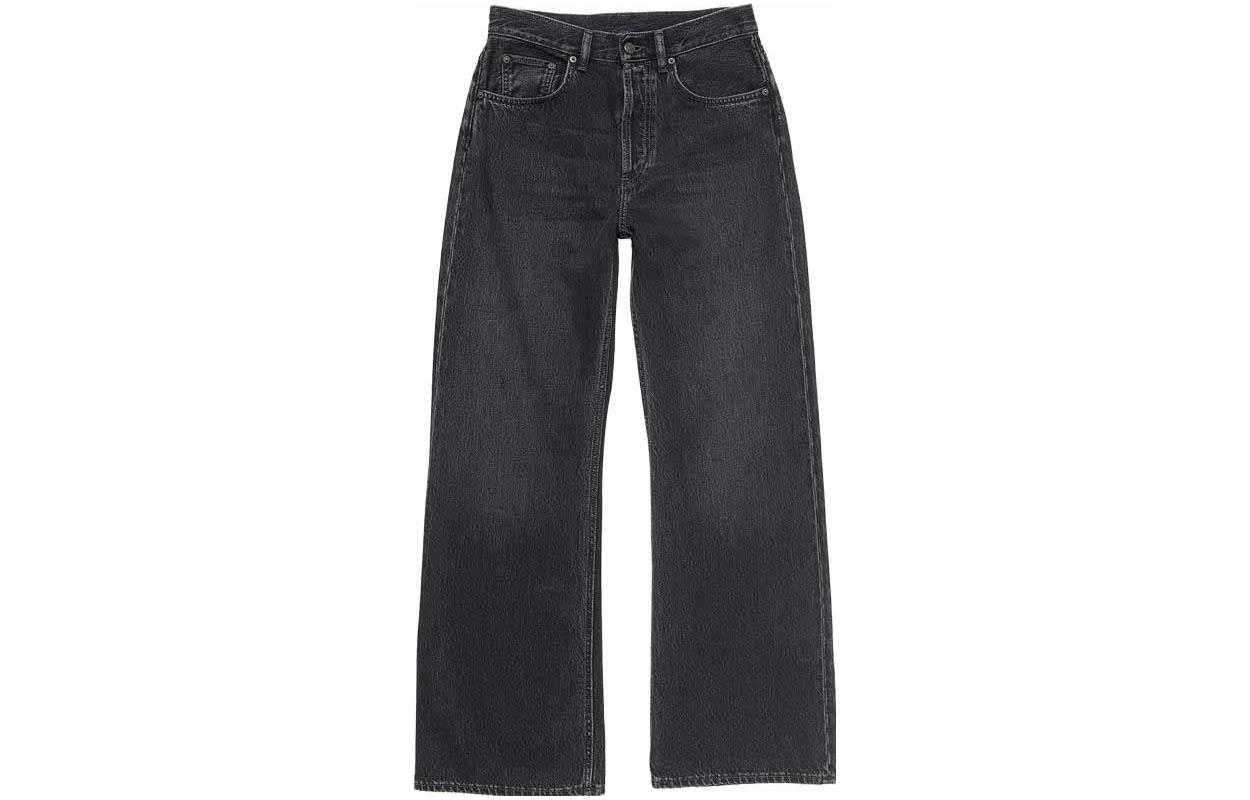 Женские джинсы Acne Studios SS24 clean 2021F (черные)