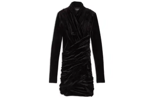 Balenciaga SS23 Long Sleeved Dress Women's Black