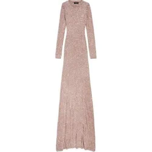 Balenciaga Sequined Maxi Dress