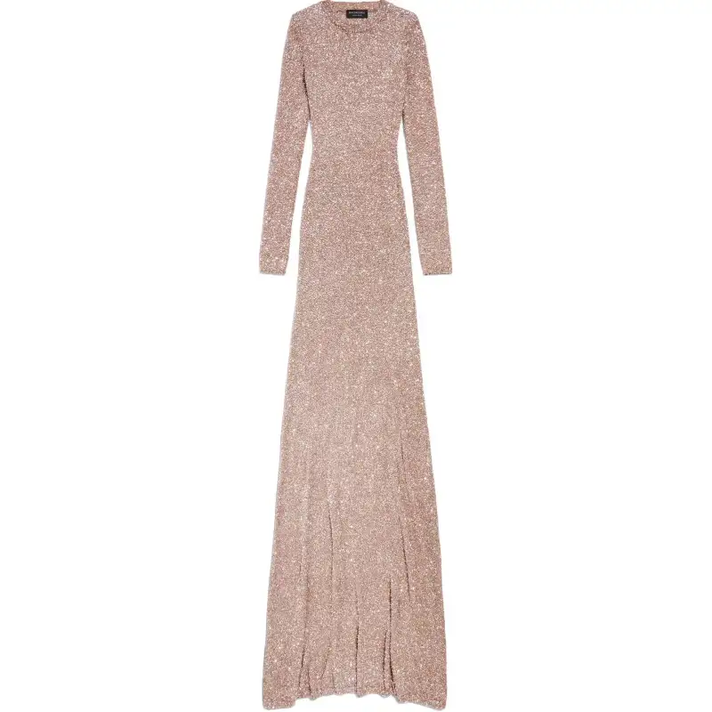 Balenciaga Sequined Maxi Dress