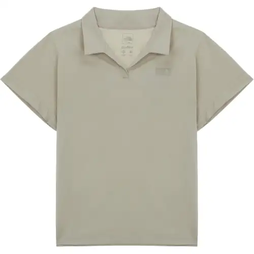 THE NORTH FACE Polo Shirt Women's Gray Beige