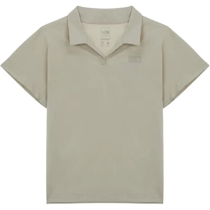 THE NORTH FACE Polo Shirt Women's Gray Beige
