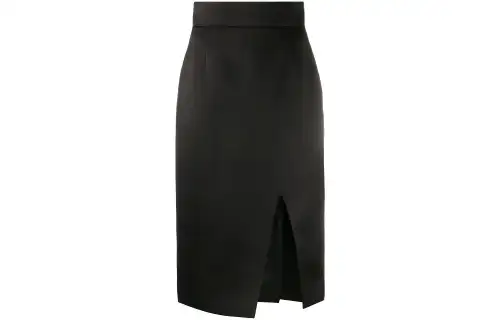 MIU MIU Half Length Midi Dress Women's Black