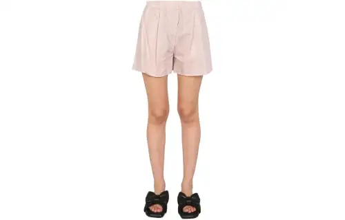 OFF-WHITE striped-pattern shorts