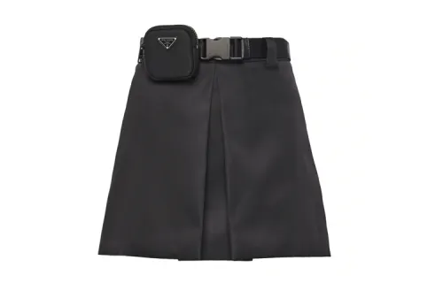 PRADA Casual Short Skirts Women's Black