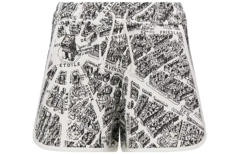 Christian DIOR All Over Printed Drawsting Shorts