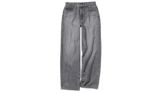 UNIQLO Jeans Women's Sky Gray Moderate Straight Fit Pants