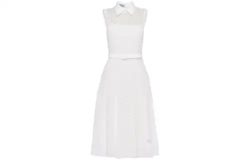 PRADA Sleeveless Dress Women's White