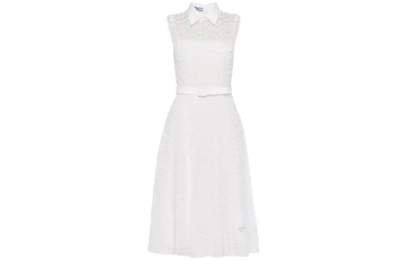 PRADA Sleeveless Dress Women's White