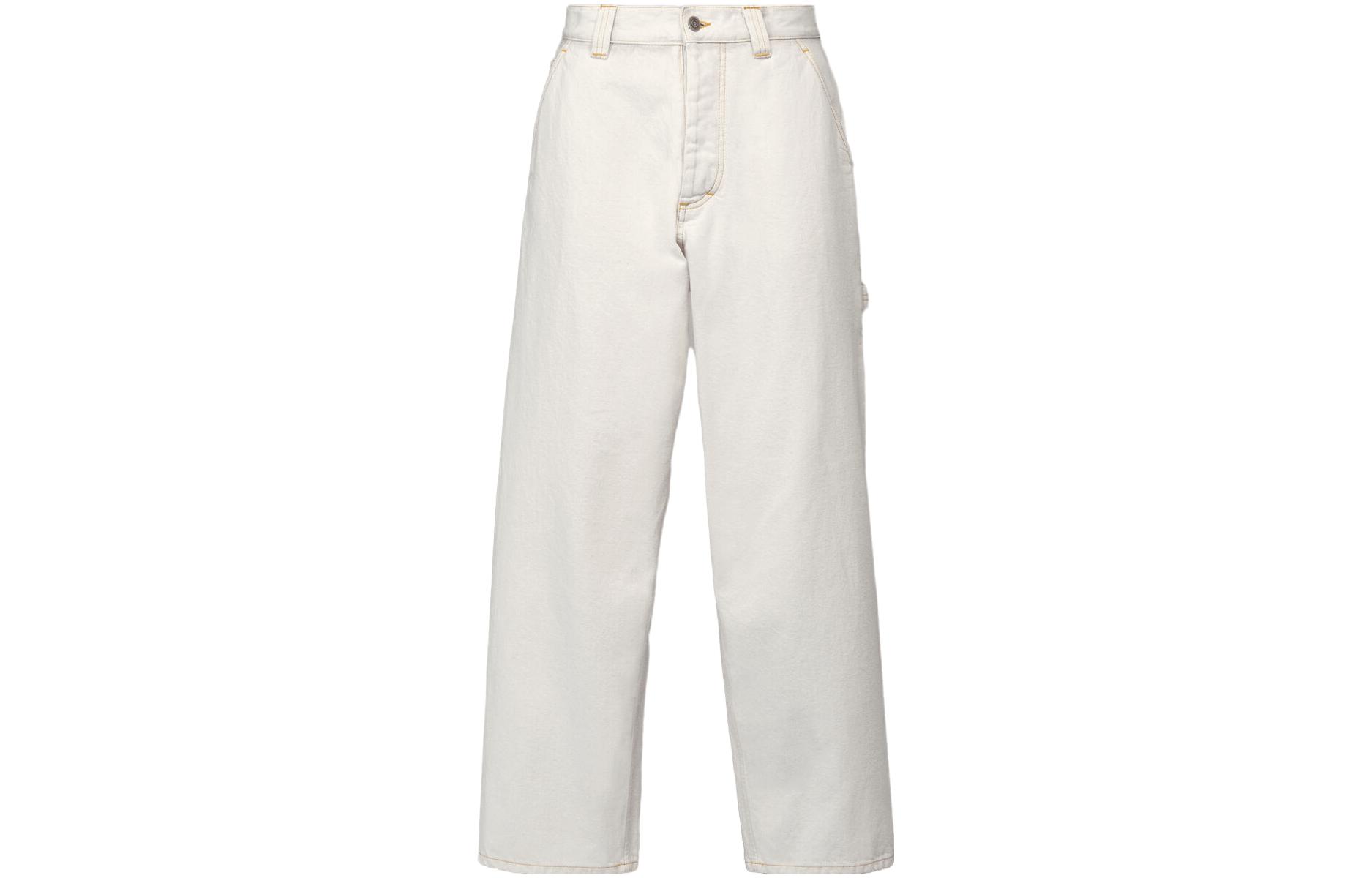 Женские штаны Maison Margiela SS23 Signature White (белые)