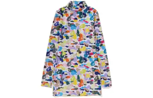Bape Multi Camo College Coach Jacket White