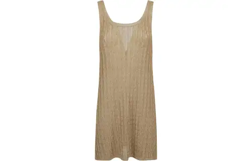 Prada knitted sleeveless midi dress