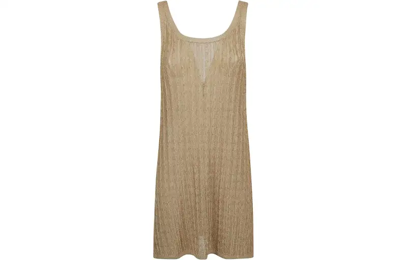 Prada knitted sleeveless midi dress