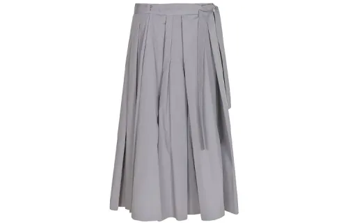 PRADA SS21 Casual Long Skirt Women's Gray