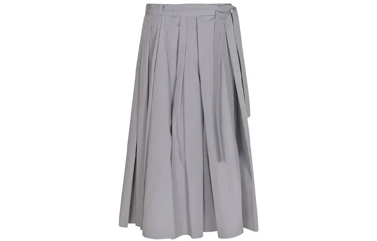 PRADA SS21 Casual Long Skirt Women's Gray