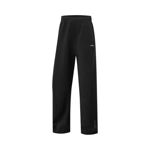 Li Ning Fitness Series Knitted Sweatpants Women's Black