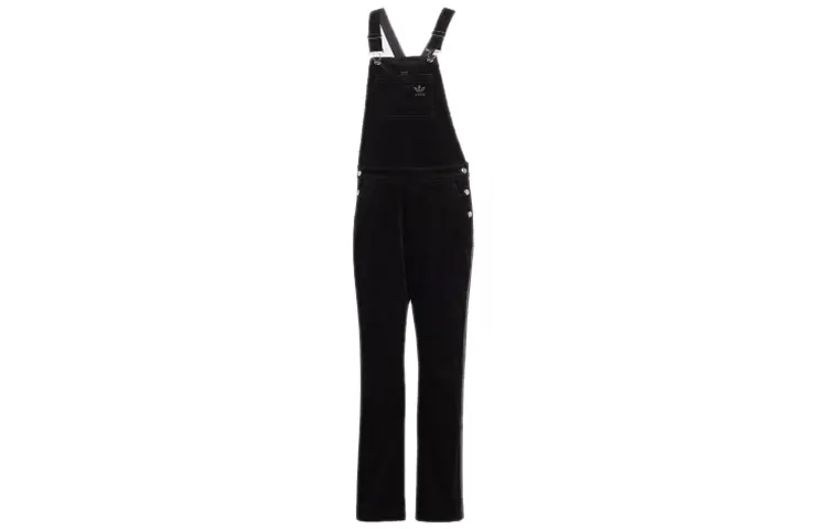 Adidas Originals Overalls Women's Black Crew Neck Moderate Other