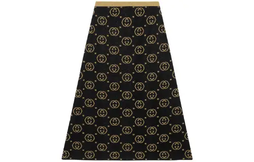 GUCCI Casual Long Skirt Women's Black