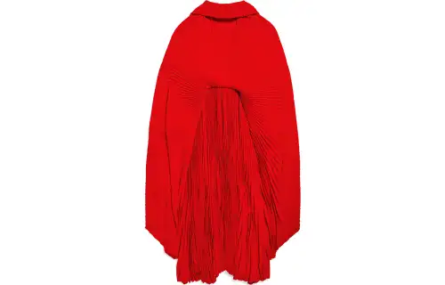 Balenciaga Long Sleeved Dress Women's Red