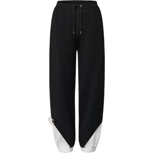 LOUIS VUITTON FW24 Knitted Sweatpants Women's Black