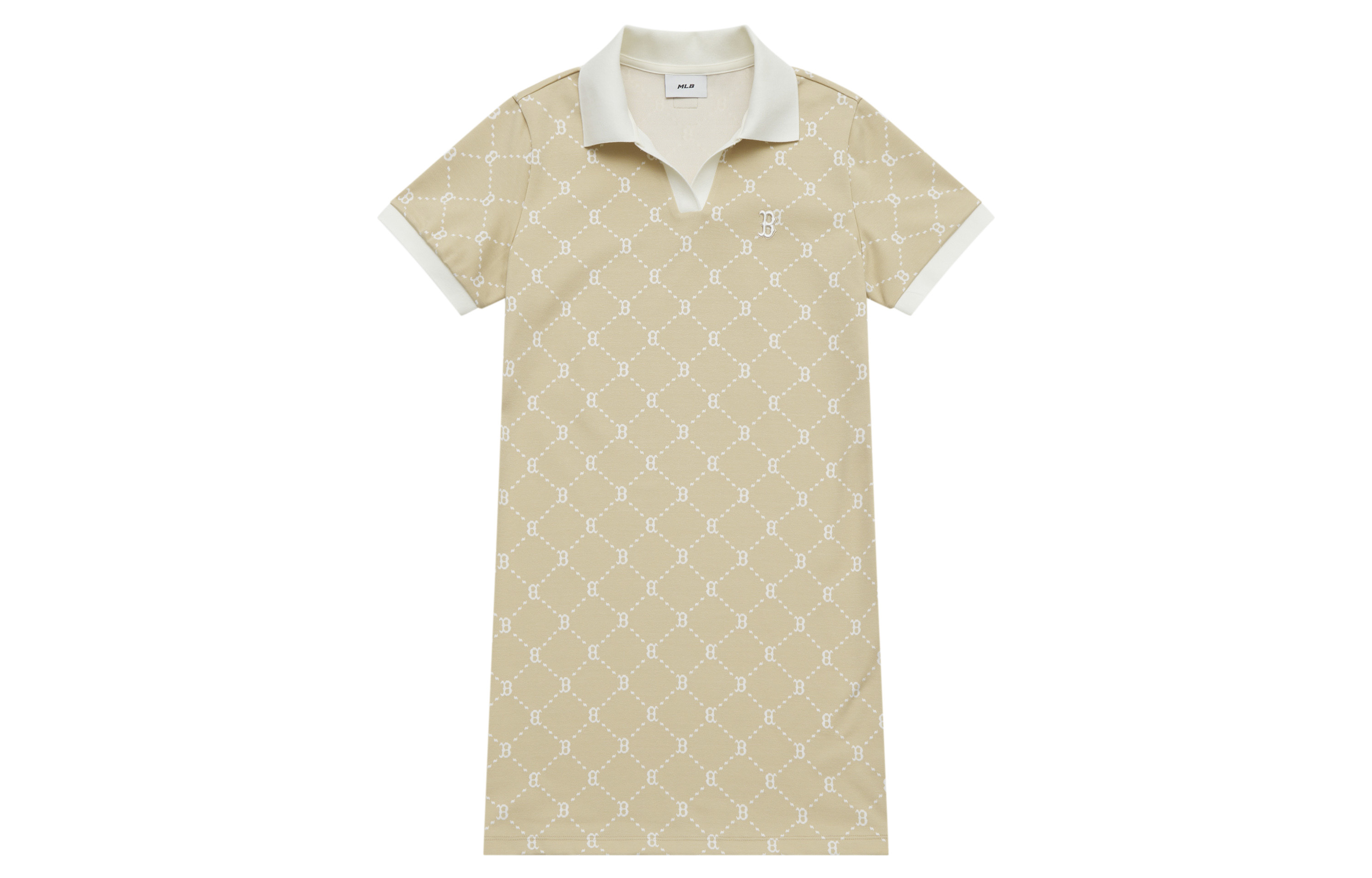 Женское платье MLB MONOGRAM (бежевое)