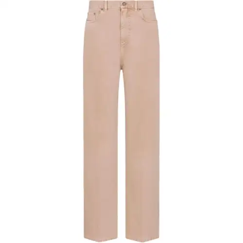DIOR Jeans Women's Peach Blossom Pink