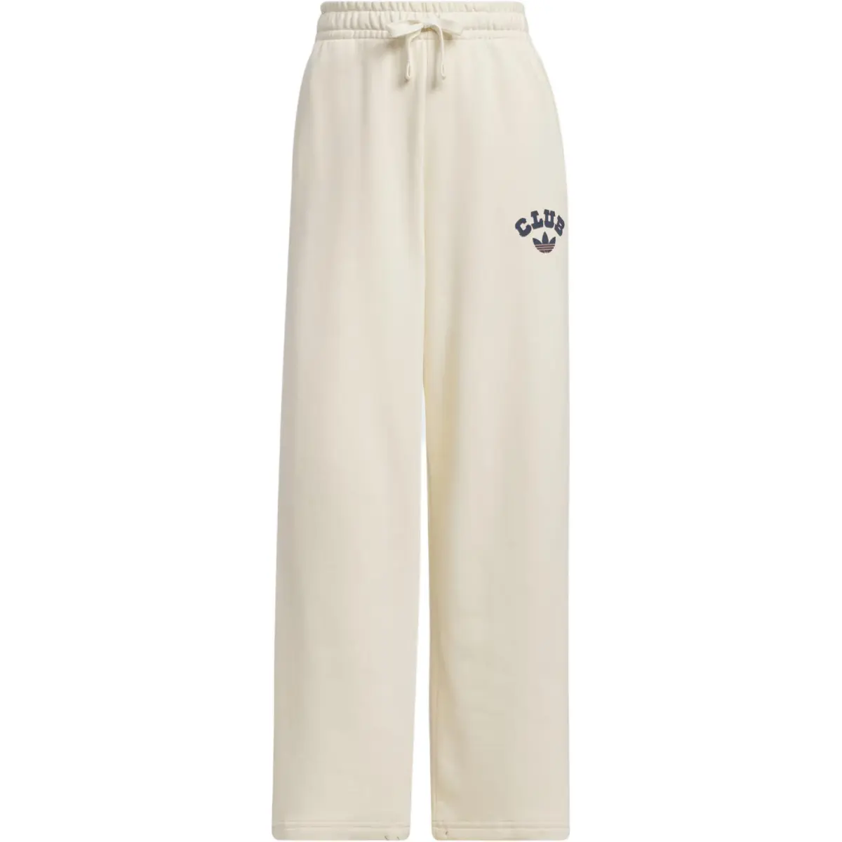 Adidas Originals COLLEGIATE WIDE LEG SWEAT JOGGERS Knitted Sweatpants Women's Ivory