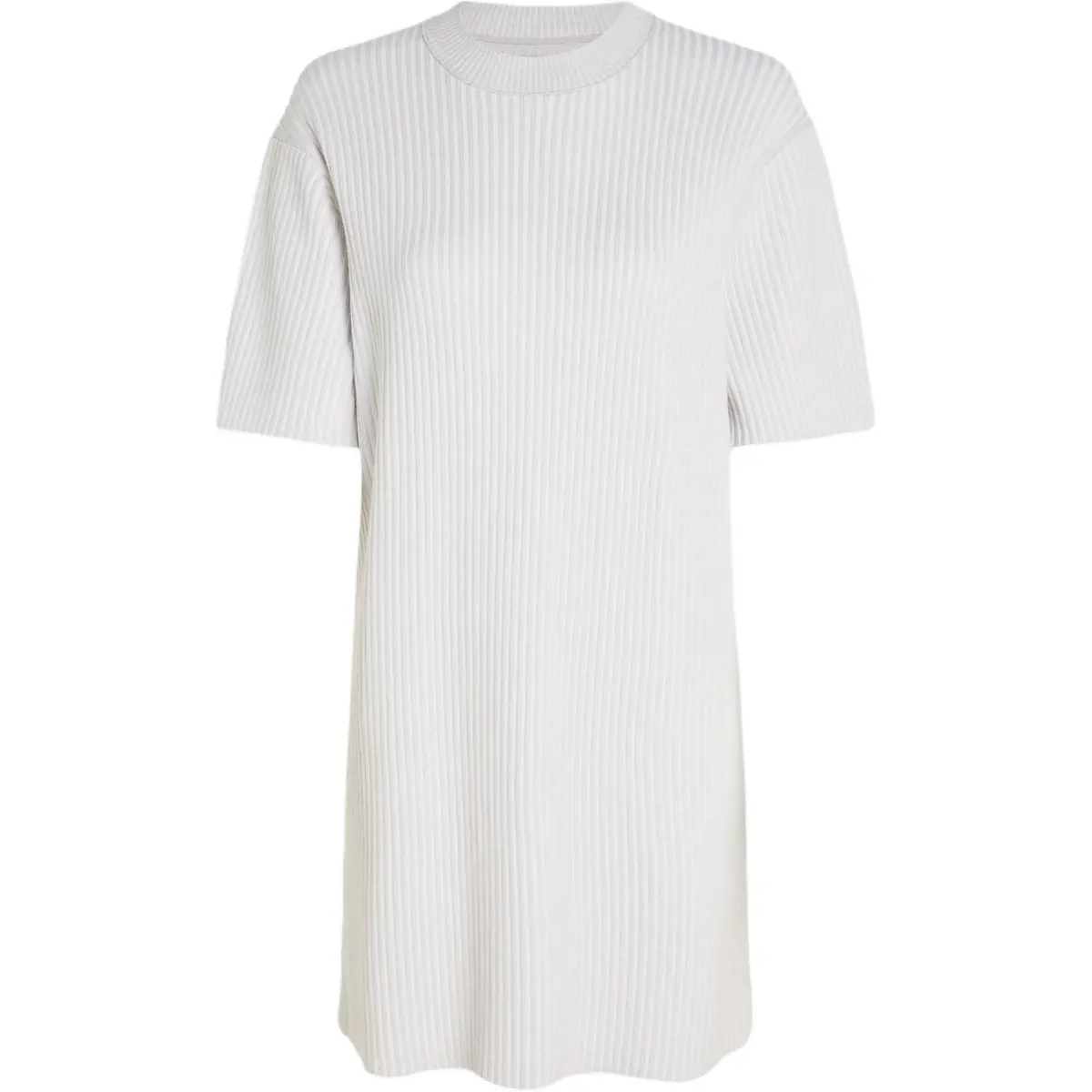 CALVIN KLEIN Short Sleeved Dress Europe Version Women's White
