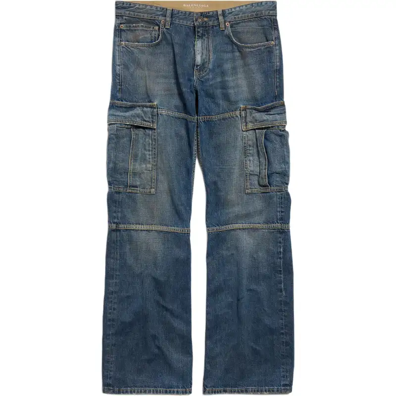 Balenciaga Straight Leg Cargo Jeans
