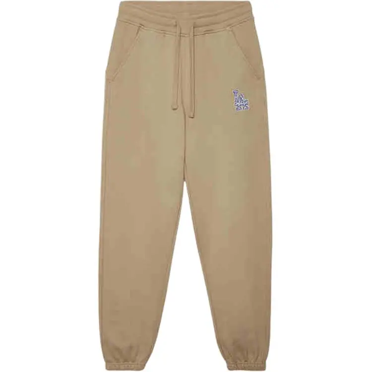 New Era Blue And White Porcelain Collection Knitted Sweatpants Women's Khaki