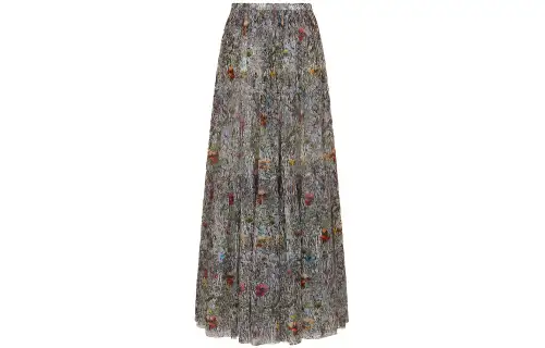 DIOR SS21 Casual Long Skirt Women's Multicolor