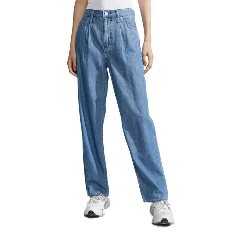 CALVIN KLEIN SS23 Fork 90 Series Jeans Women's Denim Blue