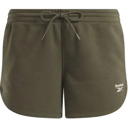 Reebok Dentity French Terry Shorts Casual Shorts Women's Dark Green
