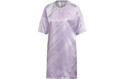 Adidas Originals Short Sleeved Dress Women's Purple