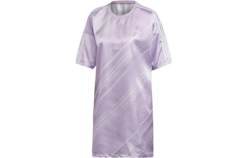 Adidas Originals Short Sleeved Dress Women's Purple