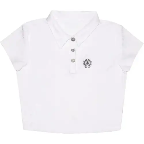 Chrome Hearts SS23 Polo Shirt Women's White