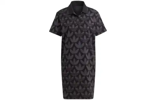 Adidas Originals Short Sleeved Dress Women's Black