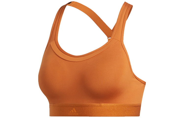 Женский спортивный топ adidas (коричневый)