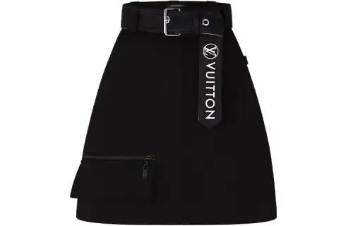LOUIS VUITTON Casual Short Skirts Women's Black